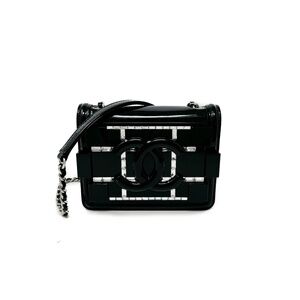 Chanel Crystal & Plexiglass Boy Brick Flap Bag